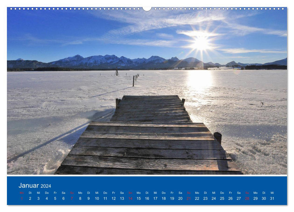 Where the Allgäu is most beautiful (CALVENDO wall calendar 2024) 