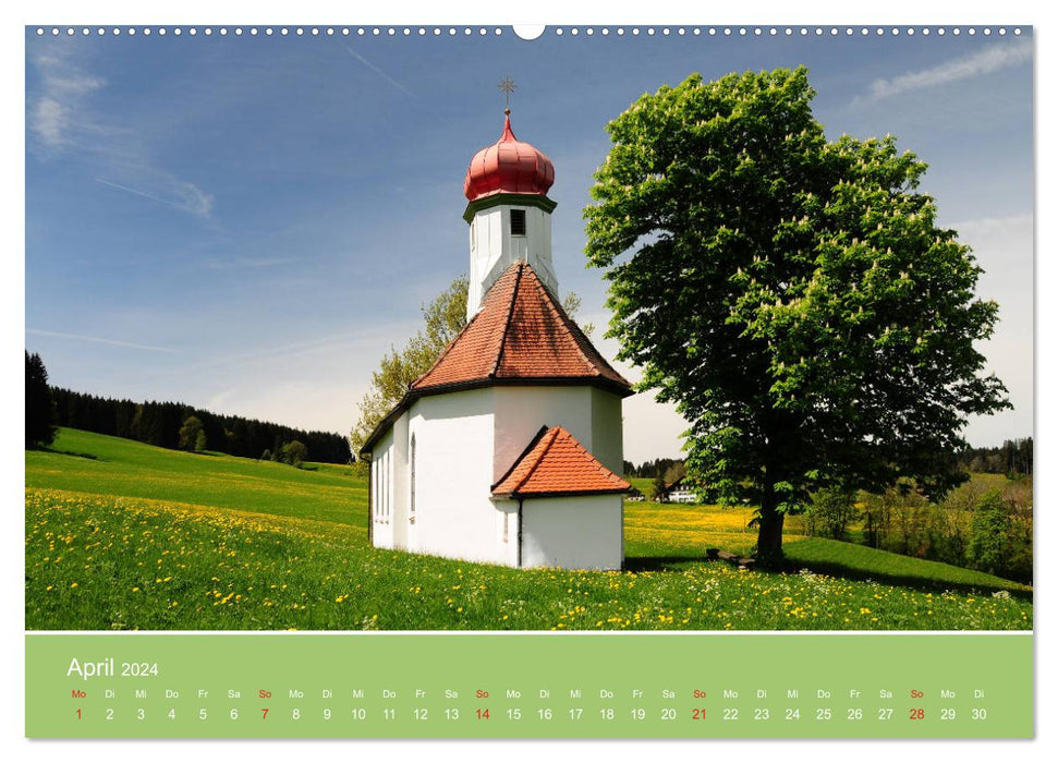 Where the Allgäu is most beautiful (CALVENDO wall calendar 2024) 