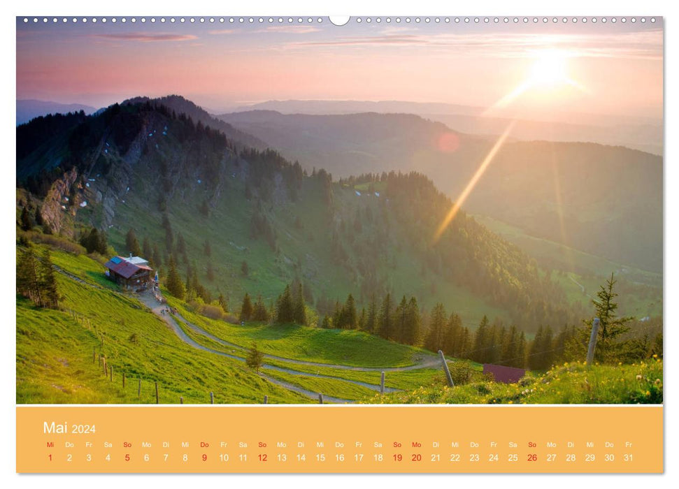 Wo das Allgäu am schönsten ist (CALVENDO Wandkalender 2024)