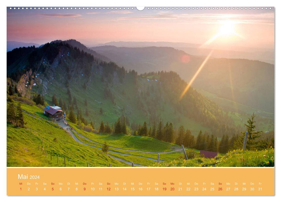 Where the Allgäu is most beautiful (CALVENDO wall calendar 2024) 