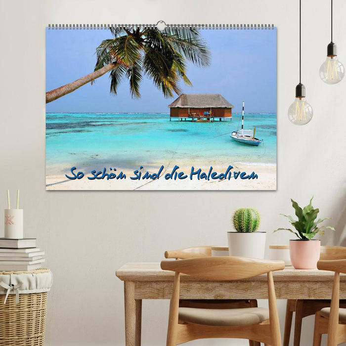 The Maldives are so beautiful (CALVENDO wall calendar 2024) 