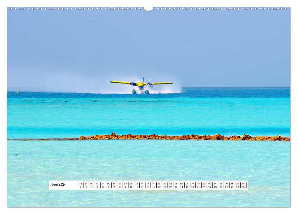 The Maldives are so beautiful (CALVENDO wall calendar 2024) 