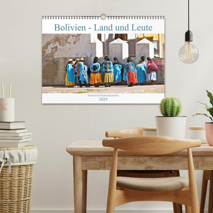 Bolivia - country and people (CALVENDO wall calendar 2024) 