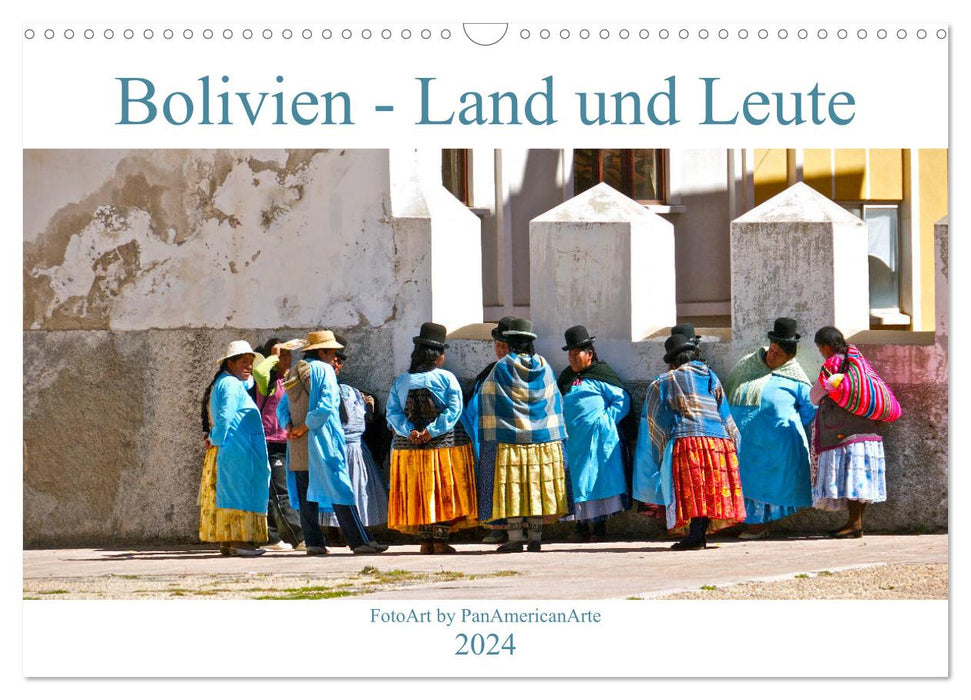 Bolivien - Land und Leute (CALVENDO Wandkalender 2024)