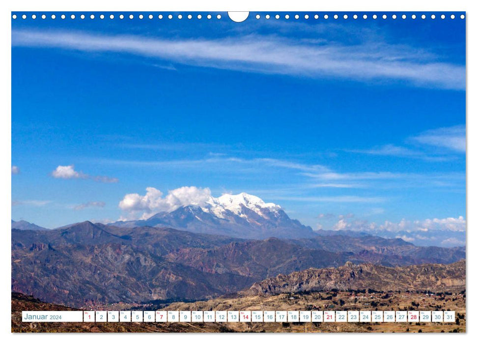 Bolivia - country and people (CALVENDO wall calendar 2024) 