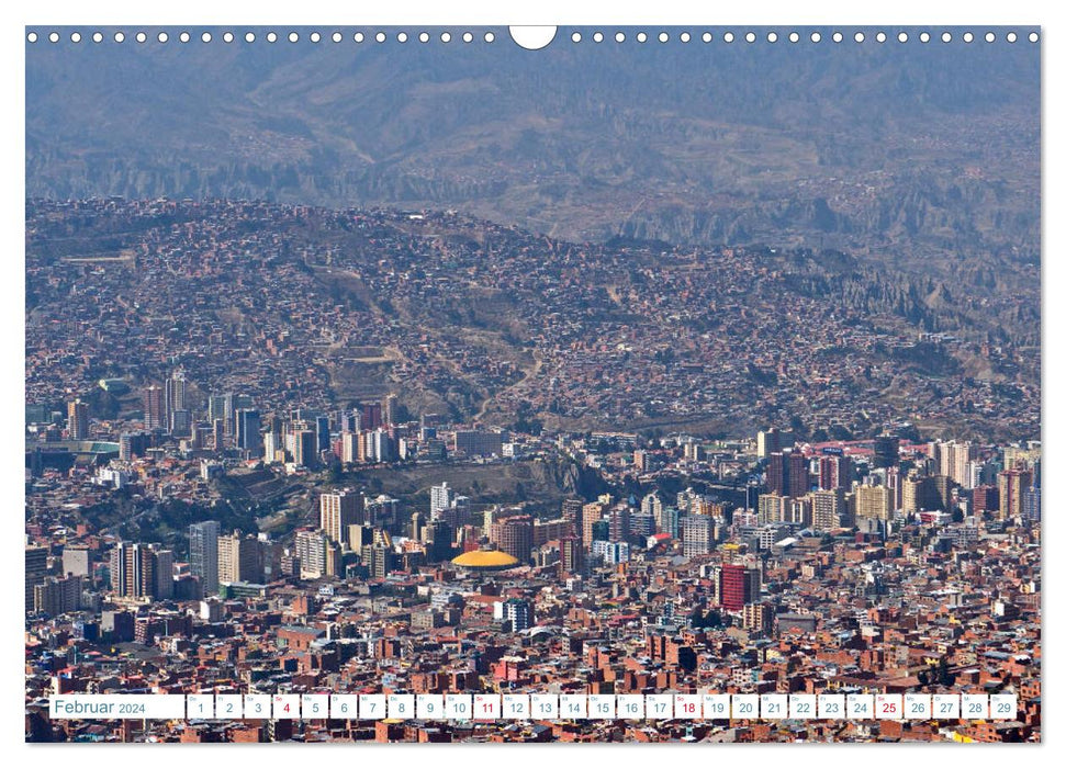 Bolivia - country and people (CALVENDO wall calendar 2024) 