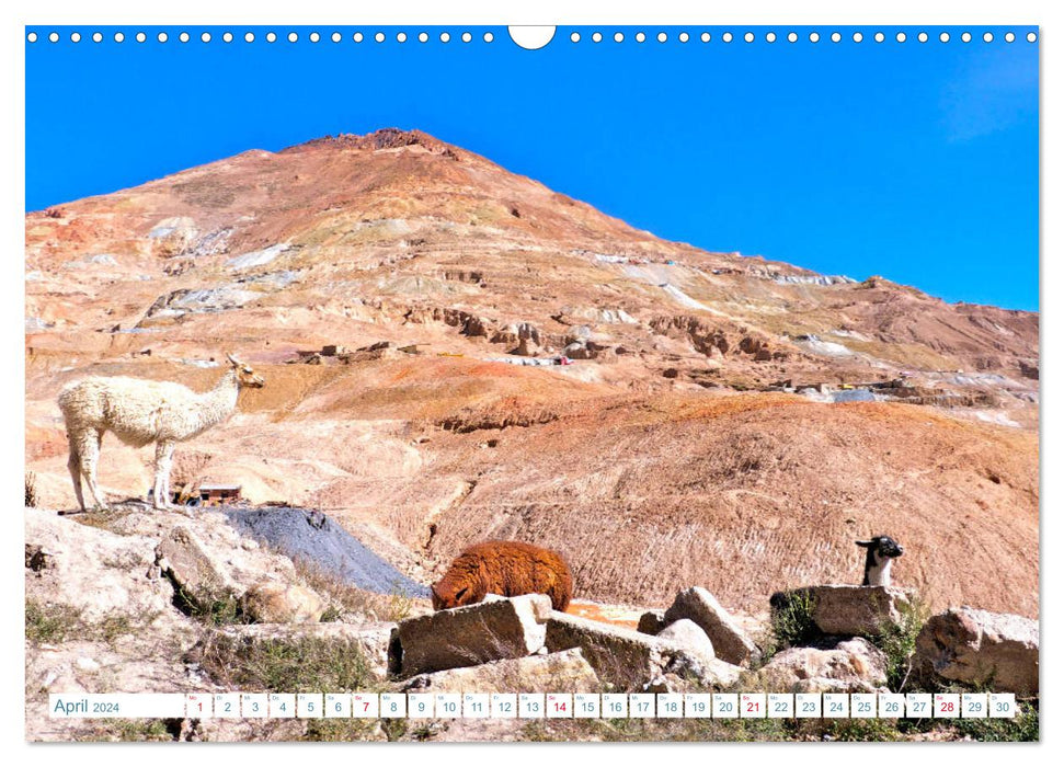 Bolivia - country and people (CALVENDO wall calendar 2024) 