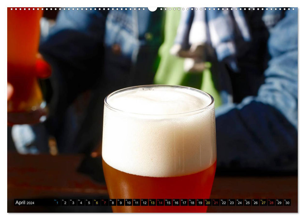 Enjoy beer at any time of year (CALVENDO Premium Wall Calendar 2024) 