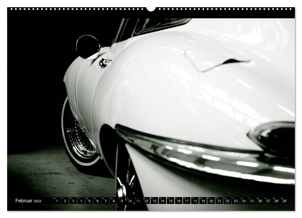 Die Kunst klassischer Automobile (CALVENDO Premium Wandkalender 2024)
