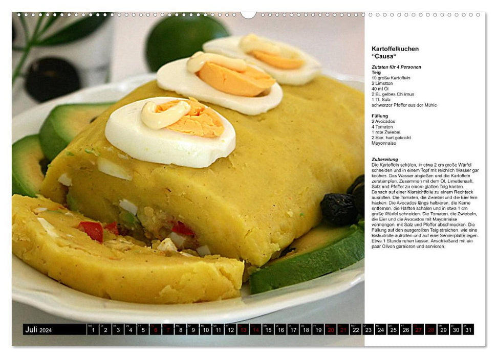 PERU - Culinary (CALVENDO Premium Wall Calendar 2024) 