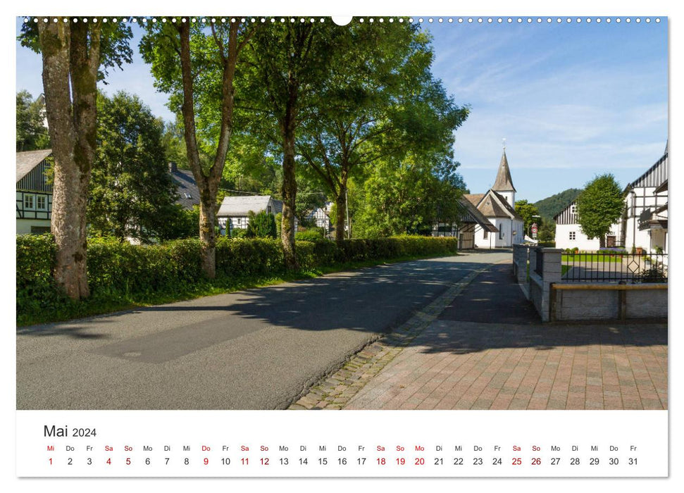 Bundesgolddorf Westfeld-Ohlenbach (CALVENDO Premium Wall Calendar 2024) 