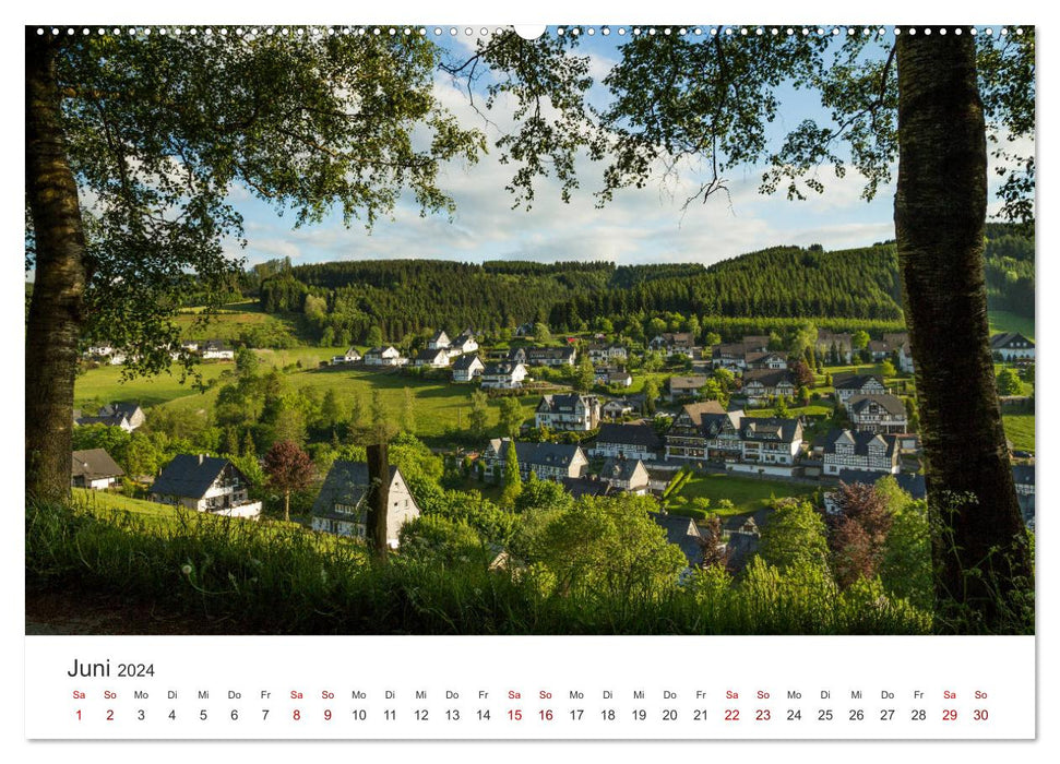 Bundesgolddorf Westfeld-Ohlenbach (CALVENDO Premium Wandkalender 2024)