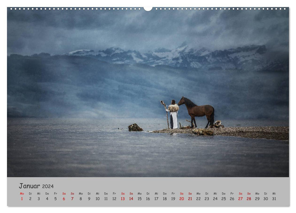 Mirror of your soul (CALVENDO Premium Wall Calendar 2024) 