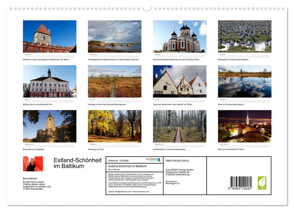 Estland - Pittoreske Schönheit im Baltikum (CALVENDO Premium Wandkalender 2024)