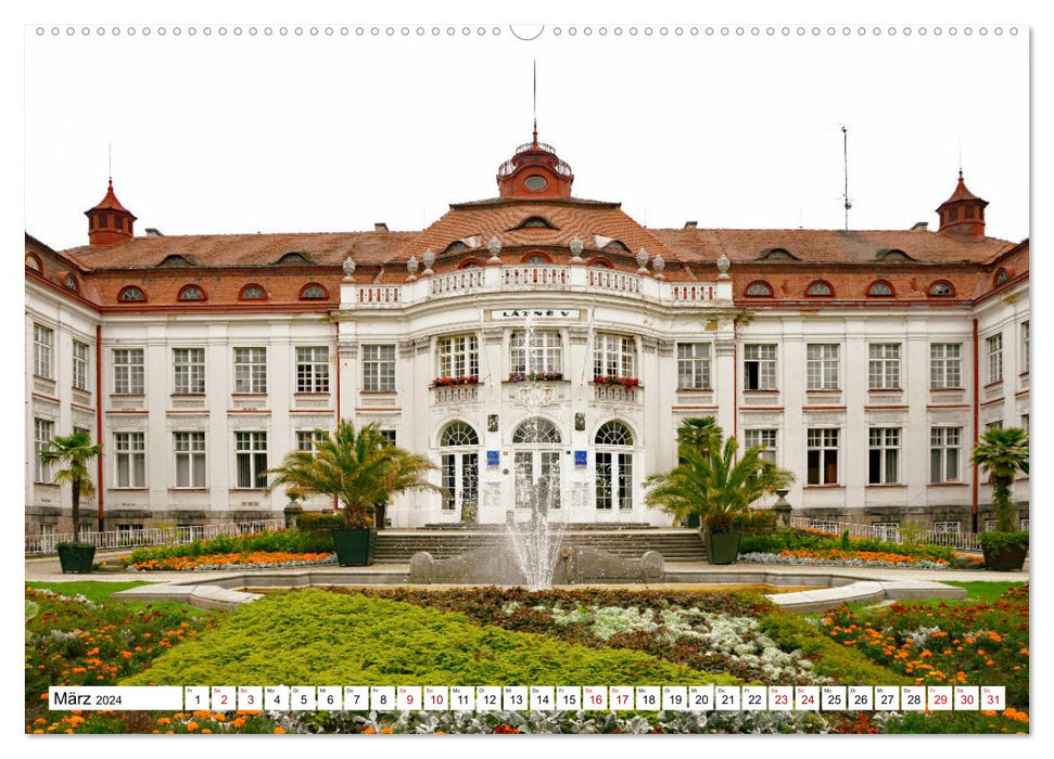 Station thermale de Karlovy Vary (Calendrier mural CALVENDO 2024) 