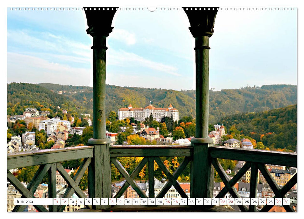 Station thermale de Karlovy Vary (Calendrier mural CALVENDO 2024) 