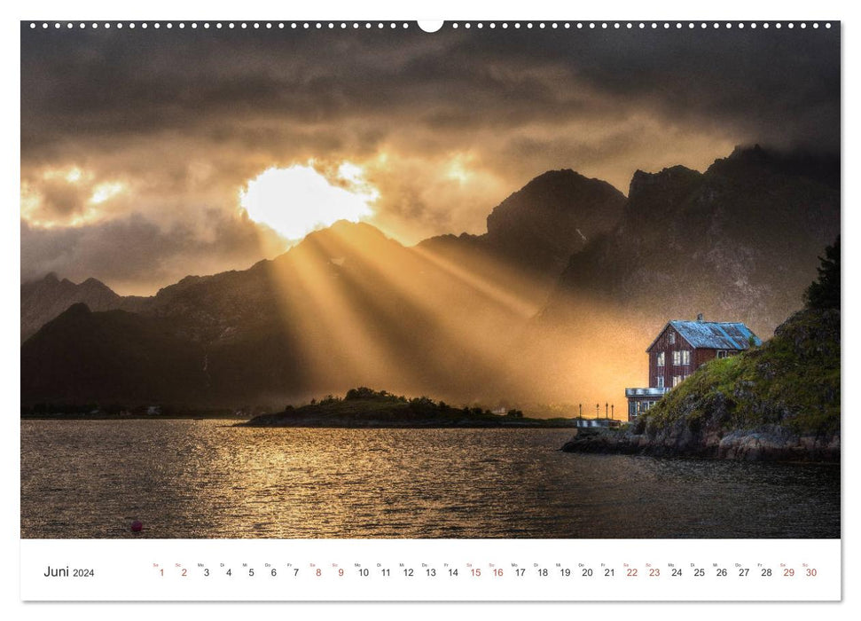 Nordland – Die Weite Skandinaviens (CALVENDO Premium Wandkalender 2024)