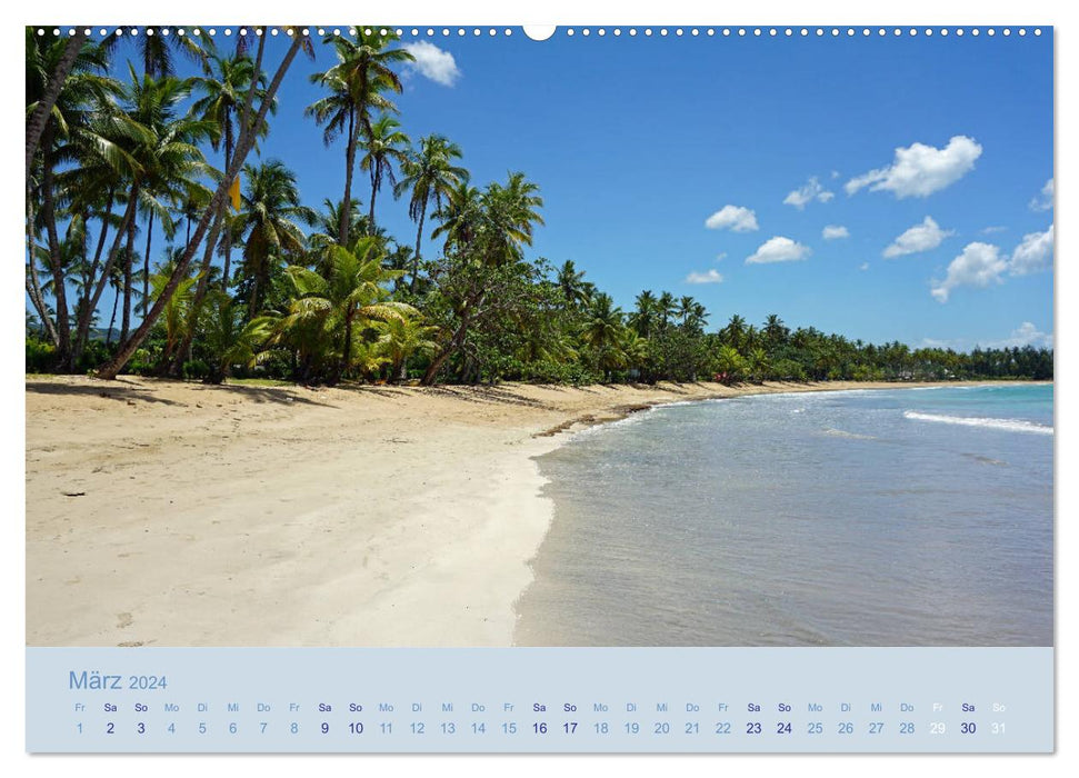 Tropical dream - impressions from the Dominican Republic (CALVENDO Premium wall calendar 2024) 