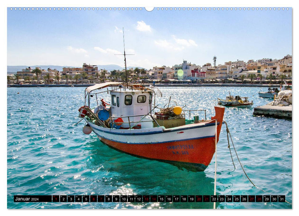 Crète orientale - Entre Sitia et Ierapetra (Calendrier mural CALVENDO 2024) 