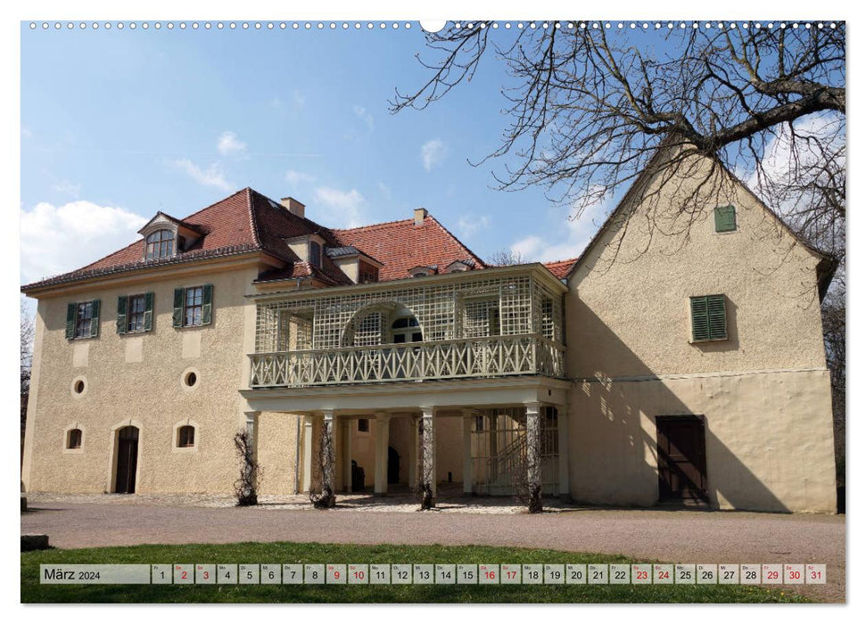 Castles and Burgenland Thuringia (CALVENDO Premium Wall Calendar 2024) 