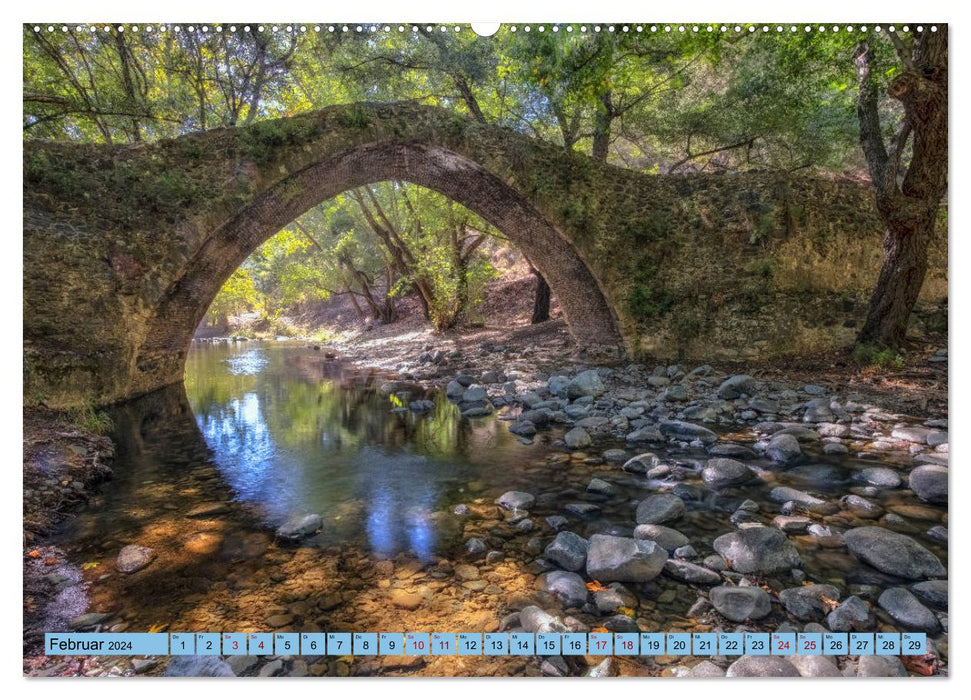 Southern Cyprus, sunny Mediterranean island with an eventful history (CALVENDO Premium Wall Calendar 2024) 