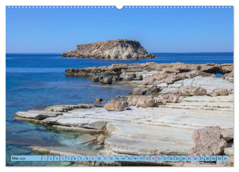 Chypre du Sud, île méditerranéenne ensoleillée à l'histoire mouvementée (Calendrier mural CALVENDO Premium 2024) 