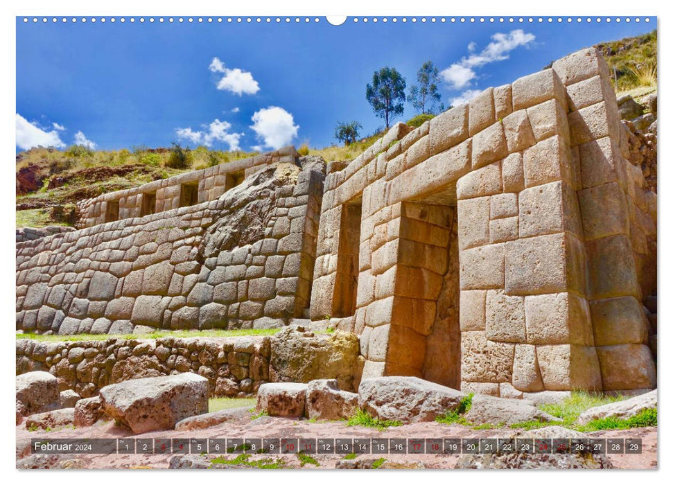 Peru Bolivia Chile (CALVENDO Premium Wall Calendar 2024) 