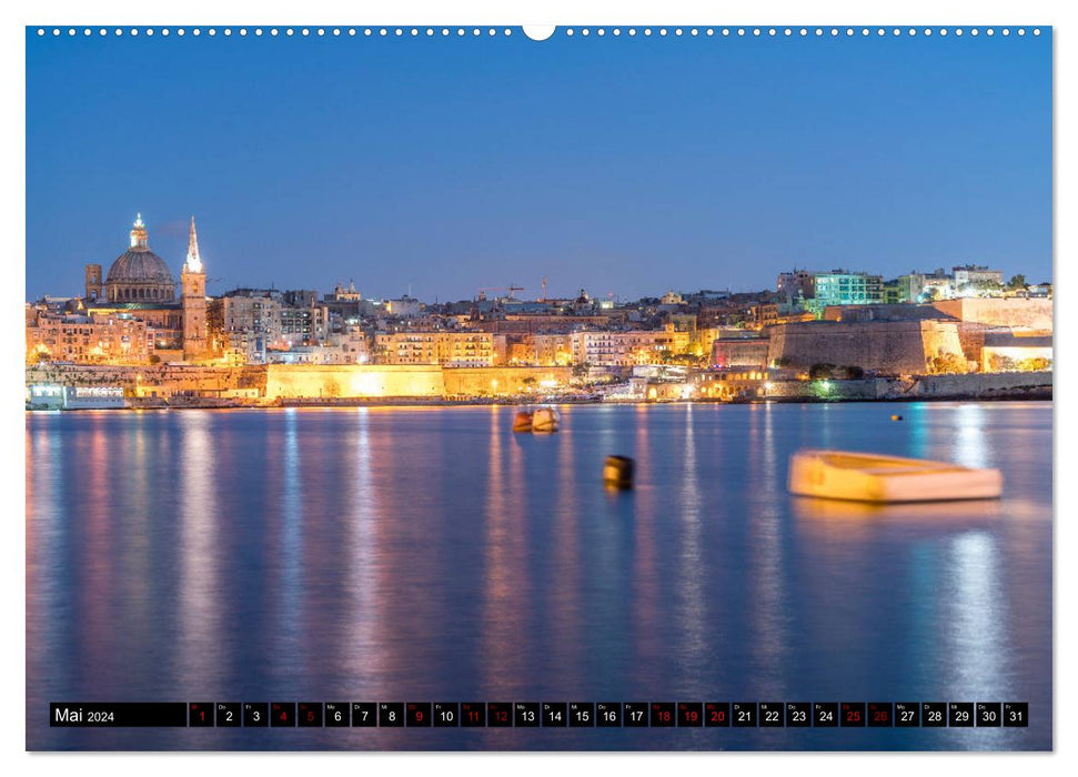 Valletta - Malta (CALVENDO Wandkalender 2024)