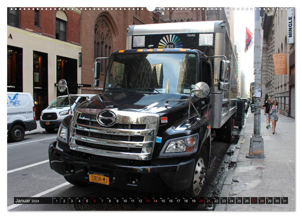 NEW YORK XXL Trucks and Limos (CALVENDO Premium Wandkalender 2024)