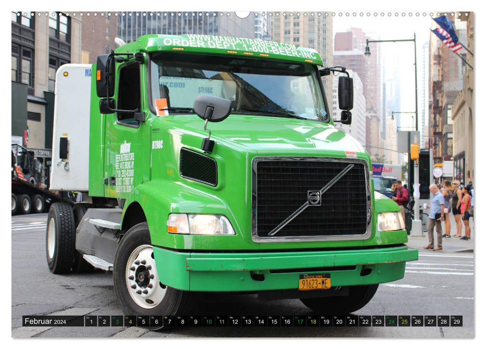 NEW YORK XXL Trucks and Limos (CALVENDO Premium Wall Calendar 2024) 