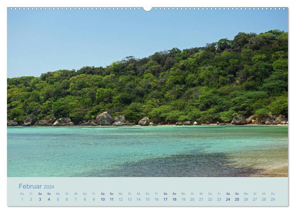 Tropical dream - impressions from the Dominican Republic (CALVENDO wall calendar 2024) 