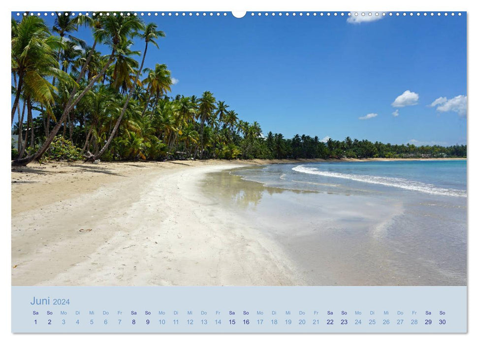 Tropical dream - impressions from the Dominican Republic (CALVENDO wall calendar 2024) 