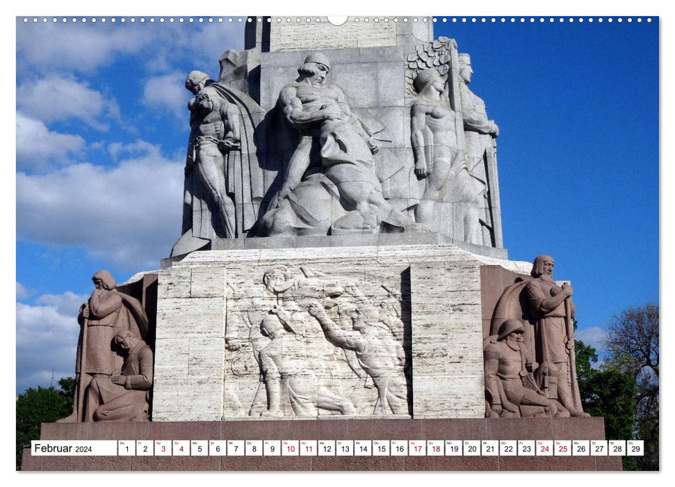 Highlights of Riga - Latvia's magnificent capital (CALVENDO Premium Wall Calendar 2024) 
