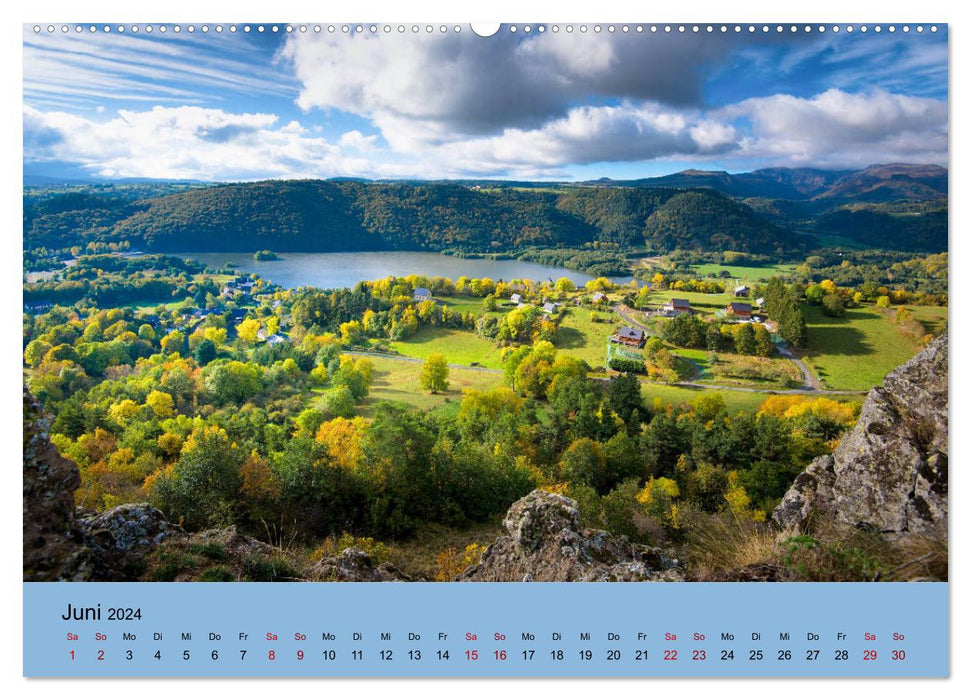 Natural paradise Auvergne (CALVENDO Premium wall calendar 2024) 