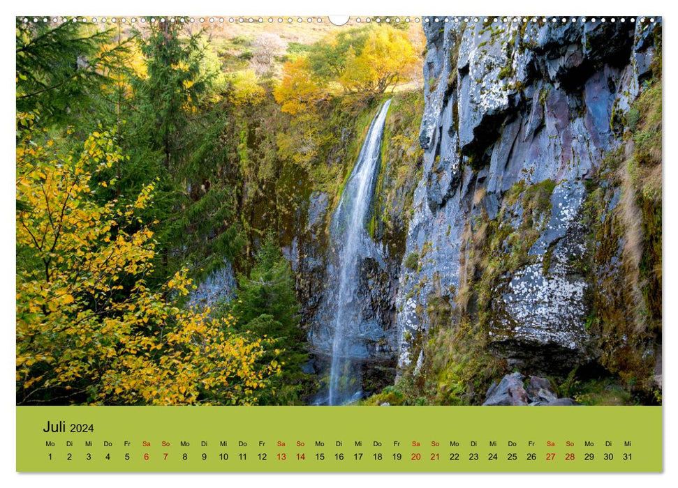 Naturparadies Auvergne (CALVENDO Premium Wandkalender 2024)