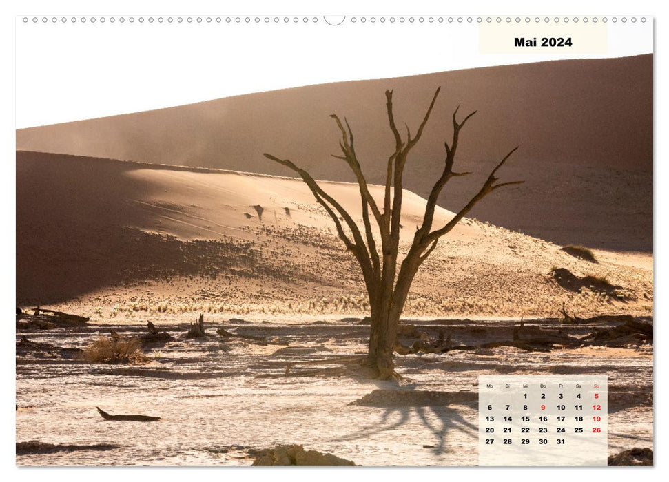 Magical Namibia - animals and landscapes (CALVENDO Premium Wall Calendar 2024) 