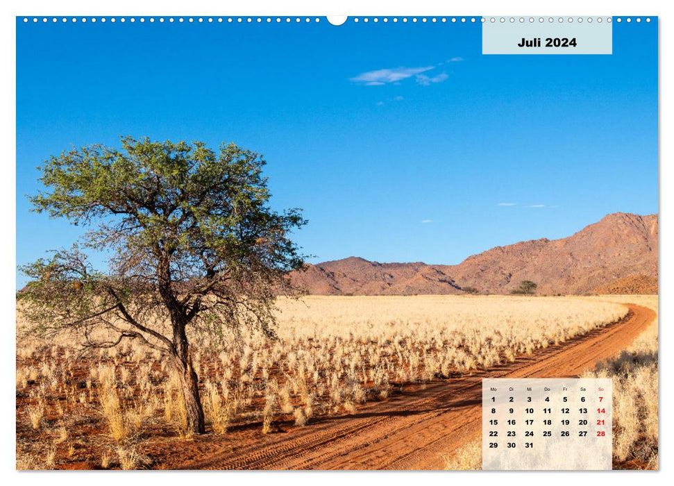 Magical Namibia - animals and landscapes (CALVENDO Premium Wall Calendar 2024) 