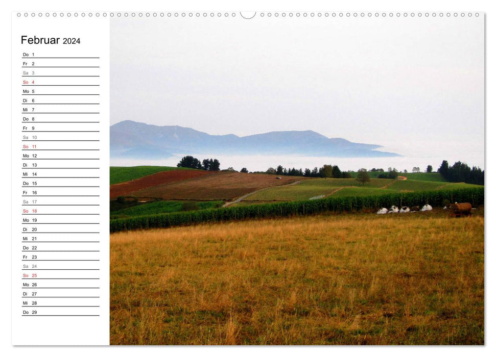 Way of St. James - Camino Primitivo (CALVENDO wall calendar 2024) 