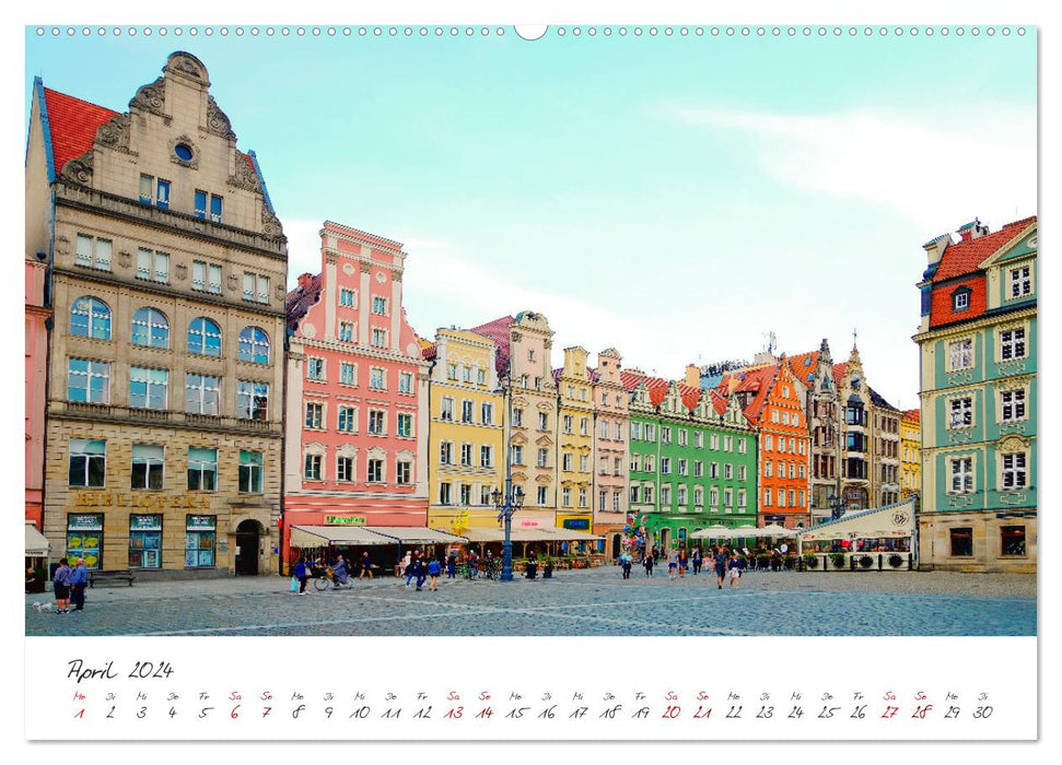 Zwergenstadt Breslau (CALVENDO Premium Wandkalender 2024)