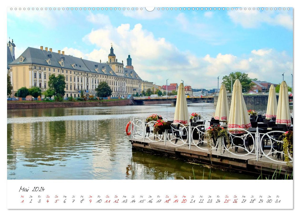 Dwarf City of Wroclaw (CALVENDO Premium Wall Calendar 2024) 