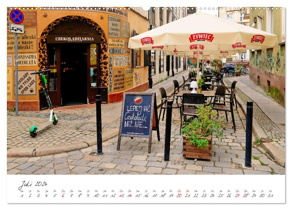 Dwarf City of Wroclaw (CALVENDO Premium Wall Calendar 2024) 