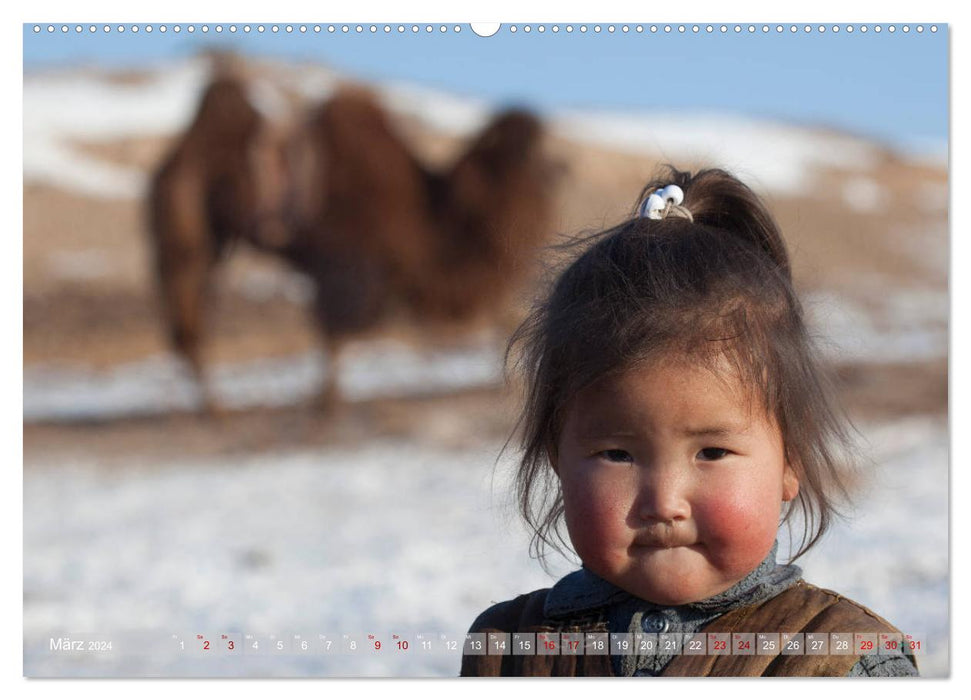 Mongolei - imposantes Land (CALVENDO Premium Wandkalender 2024)