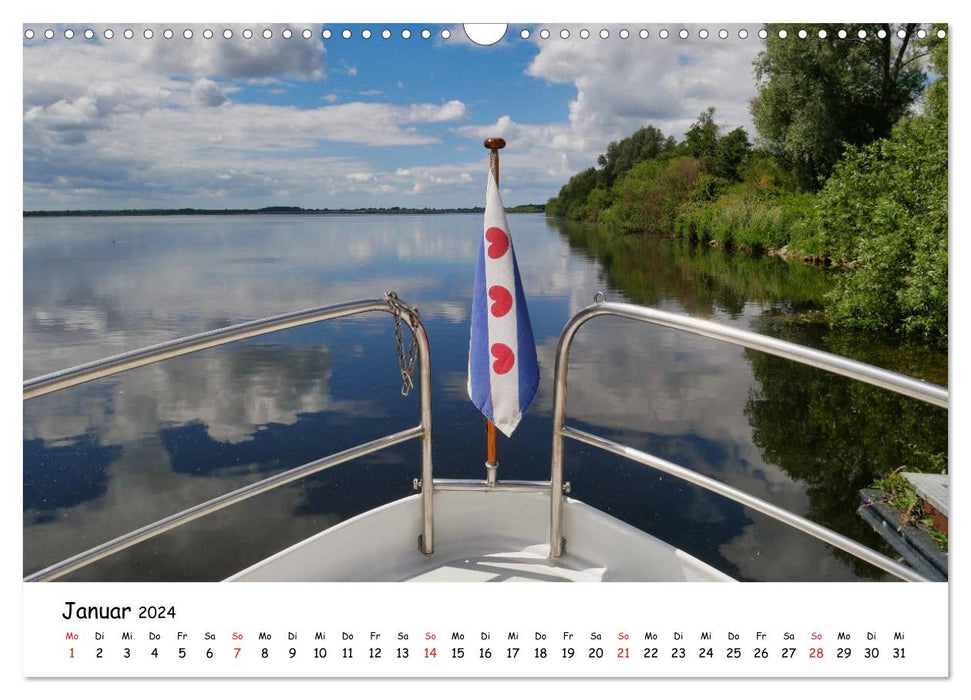 Water sports Fryslân (CALVENDO wall calendar 2024) 