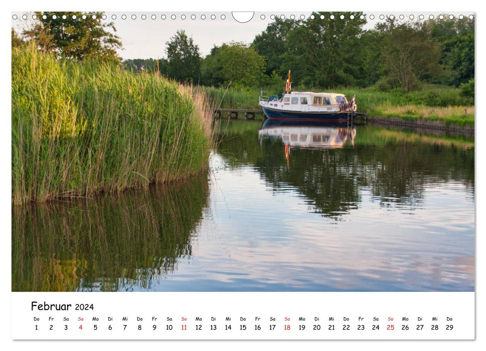 Wassersport Fryslân (CALVENDO Wandkalender 2024)