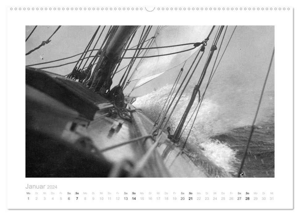Wind & Welle - Segelsport (CALVENDO Wandkalender 2024)