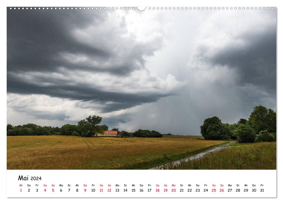 Bornholm 2024 A Year in Summer (CALVENDO Premium Wall Calendar 2024) 