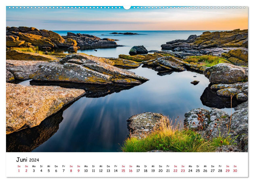 Bornholm 2024 A Year in Summer (CALVENDO Premium Wall Calendar 2024) 