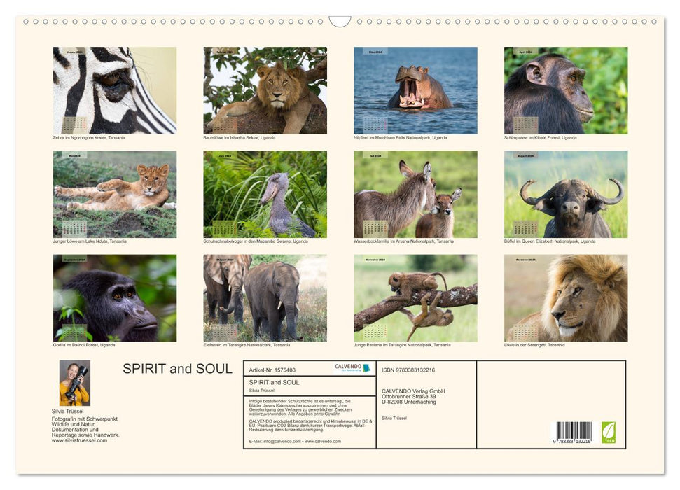 SPIRIT and SOUL (CALVENDO Wandkalender 2024)