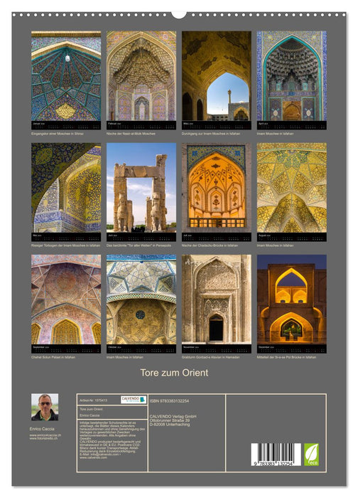 Portes de l'Orient (Calendrier mural CALVENDO Premium 2024) 