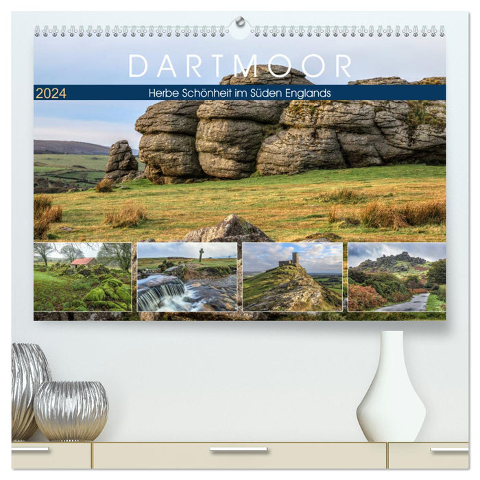 Dartmoor, harsh beauty in the south of England (CALVENDO Premium Wall Calendar 2024) 